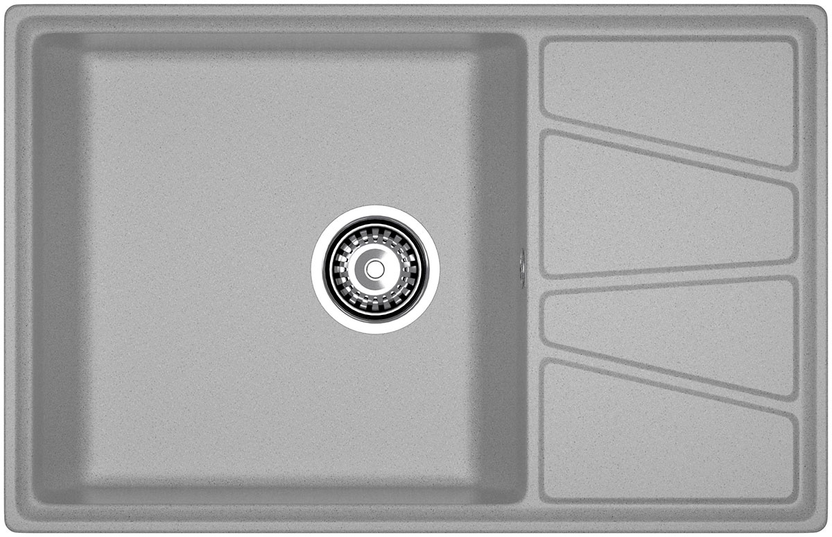 Изображение товара Кухонная мойка GranFest VERTEX 780L искусственный мрамор реверсивная