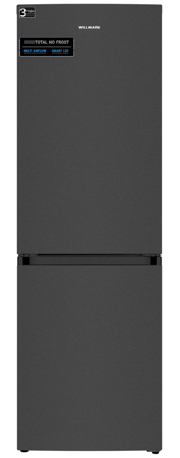 Двухкамерный холодильник Willmark RFN-425NFD dark inox