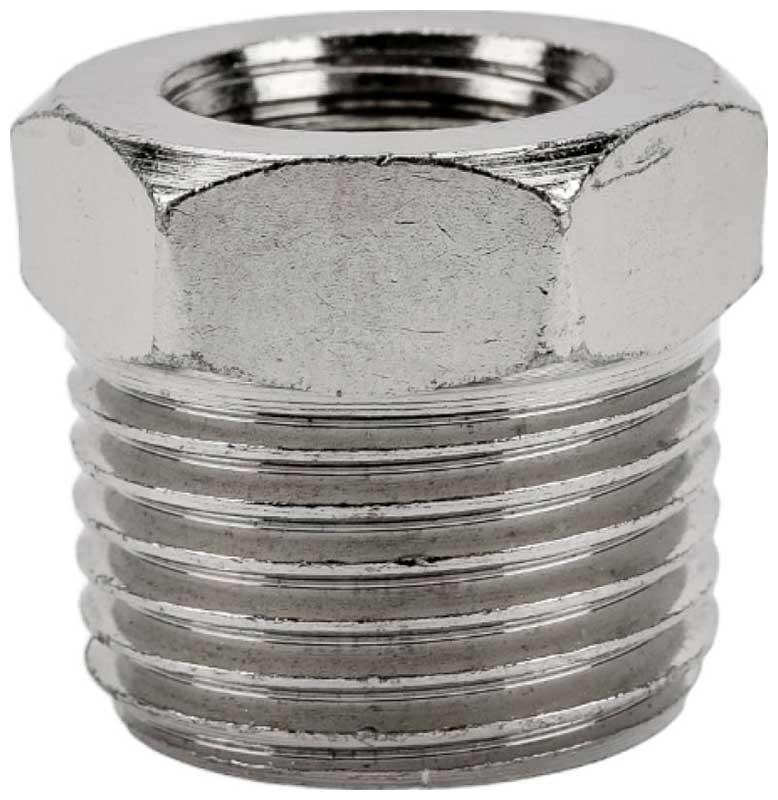 Изображение товара Переходник Eco наружная резьба 3/8 х внутренняя резьба 1/4, сталь (AS-MT38/FT14)