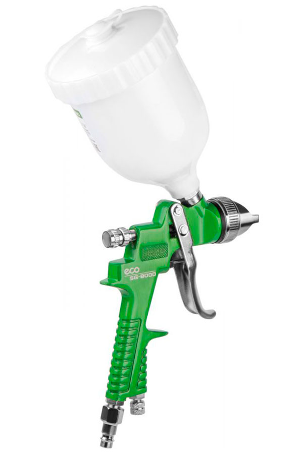Изображение товара Краскораспылитель Eco SG-8000 (HVLP, сопло ф 1.4 мм, верхний бак 600 мл) (EC1534-14)