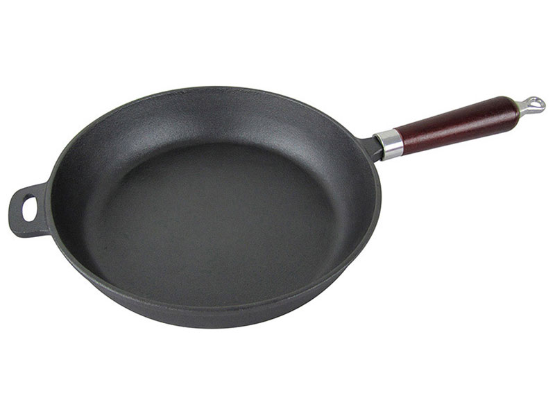 

Сковорода Mallony CIF22-W, чугунная, 22 см, с деревянной ручкой (983002)