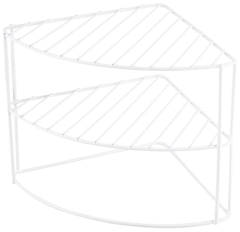 Изображение товара Полка-подставка Mallony W4165 трехуровневая угловая (100202)