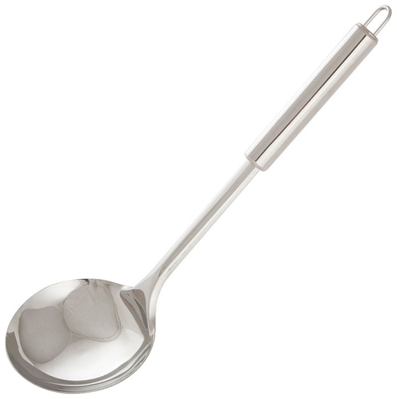 Изображение товара Половник Mallony NIMBUS, из нержавеющей стали, овальная ручка с подвесом (007417)