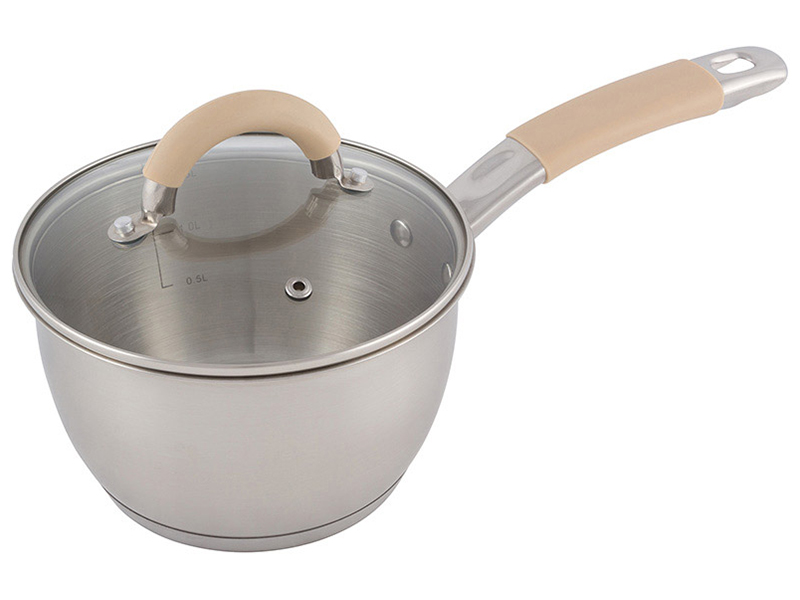 Изображение товара Ковш Mallony Fortuna, 1,65 л из нержавеющей стали, капсулированное дно (007216)