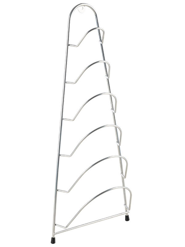 Изображение товара Подставка для крышек Рыжий кот Bosito 19.5х9х46 см хром