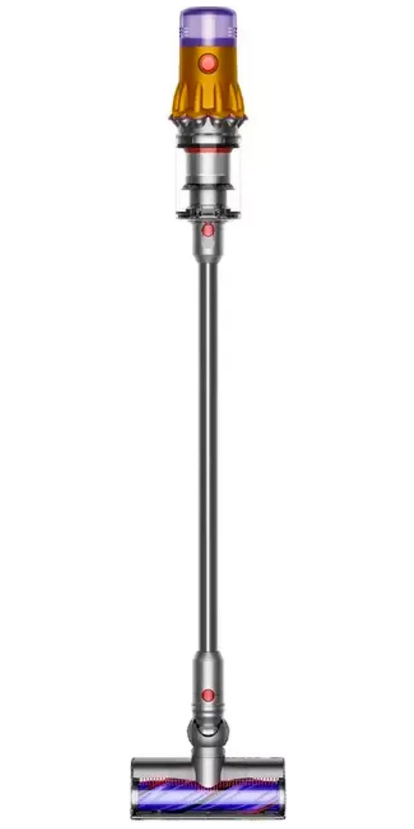 Пылесос вертикальный Dyson V12 Detect Slim Absolute (448884-01) серо-оранжевый