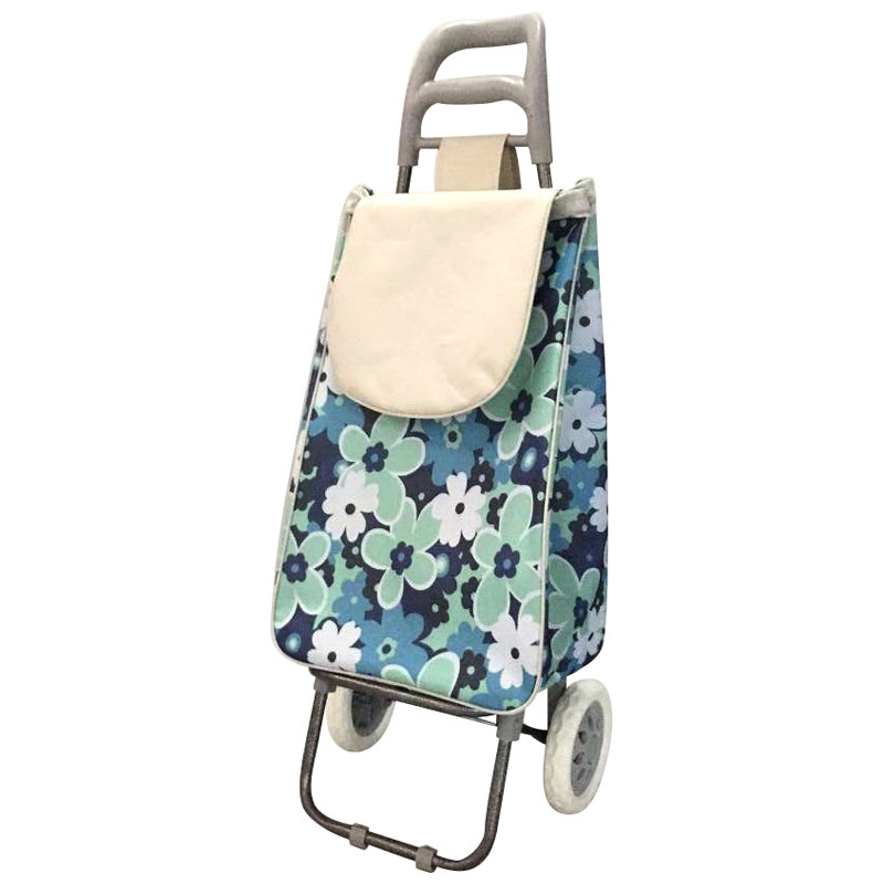Изображение товара Сумка-тележка Рыжий кот A204 Незабудки 36,5 л легкая и прочная