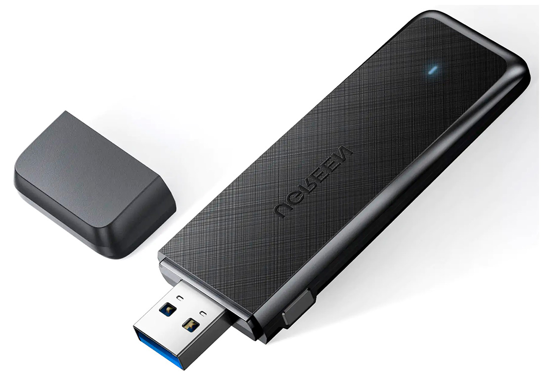 

Адаптер двухдиапазонный Ugreen CM492 (50340) AC1300 Wireless Network Adapter, черный