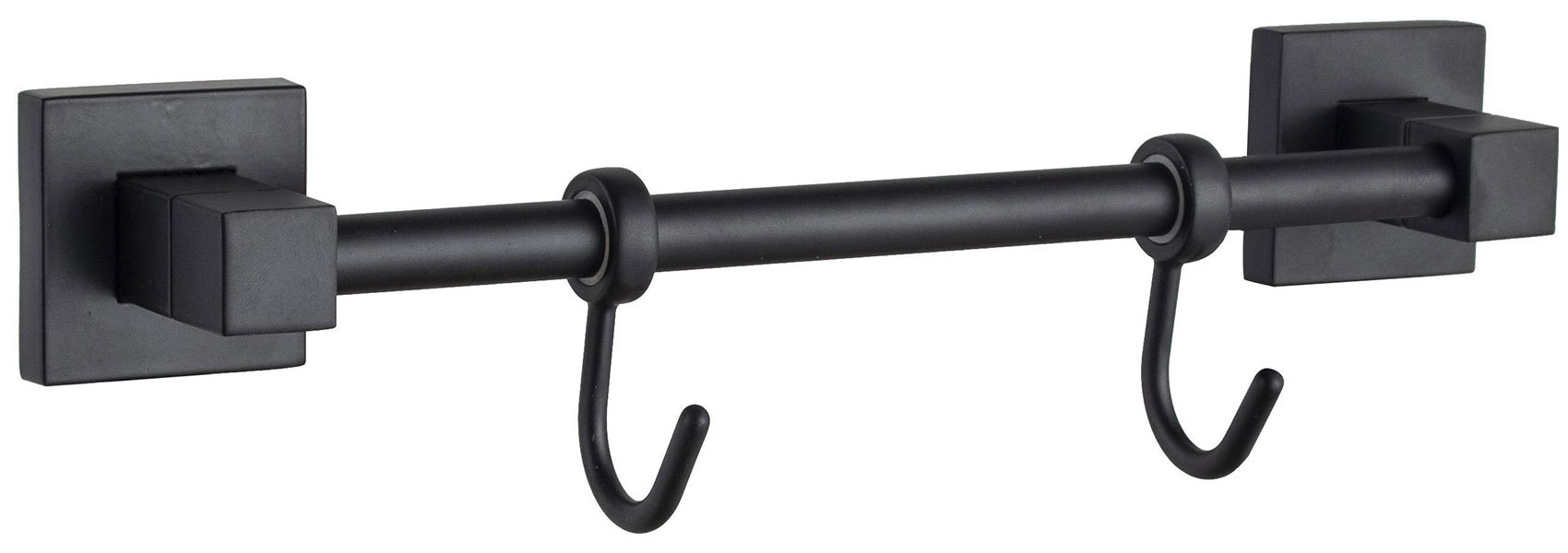Изображение товара Планка с крючками для полотенец D-Lin D222/черный (D288222-2)
