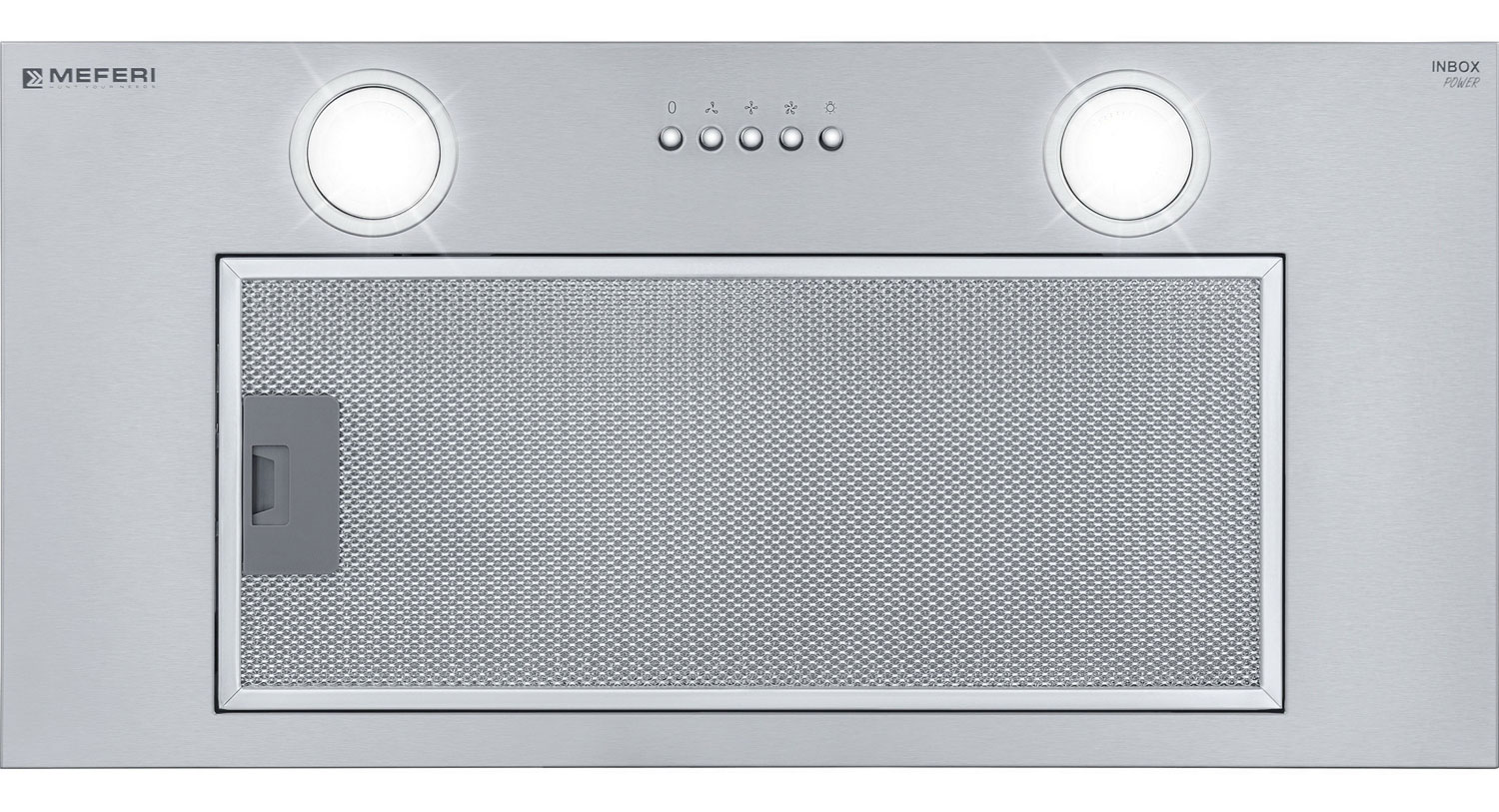 Изображение товара Вытяжка кухонная Meferi INBOX60IX POWER стильная мощная установка