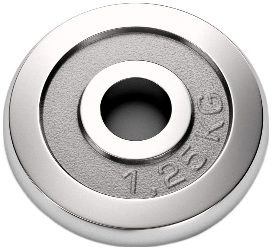 

Диск хромированный Unix Fit 1.25 кг, 25 мм