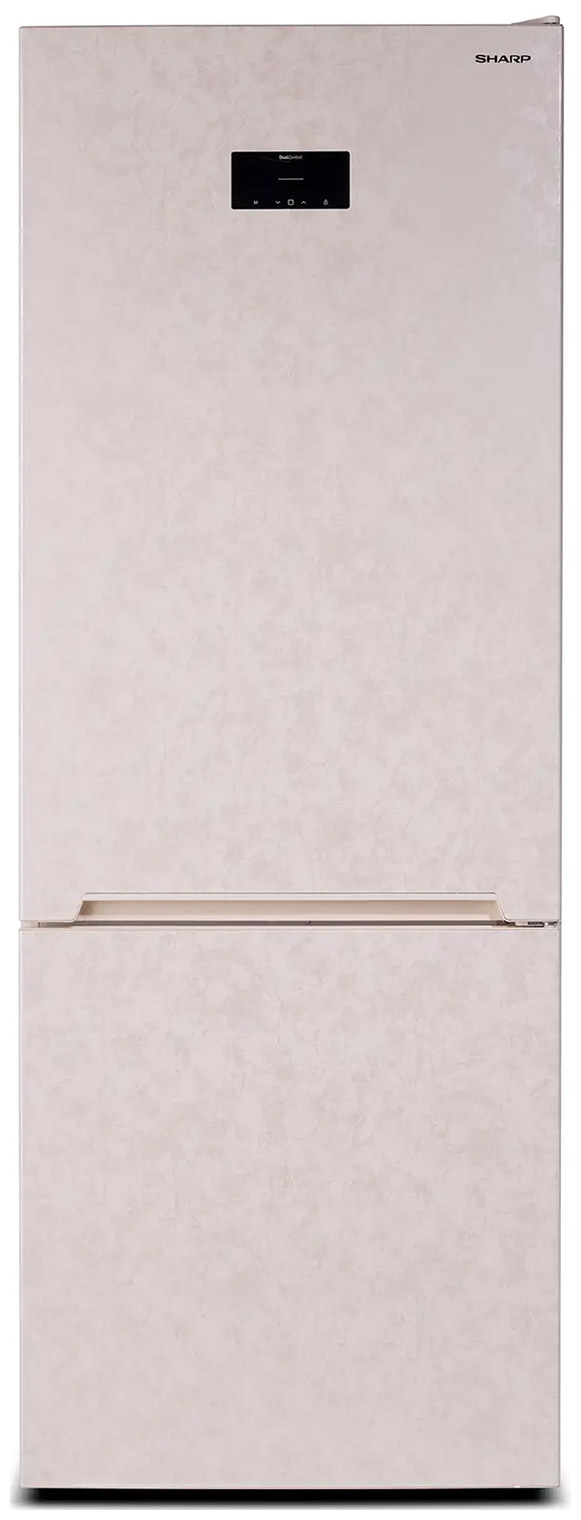 

Двухкамерный холодильник Sharp SJ-492IHXJ42R бежевый, Бежевый мрамор