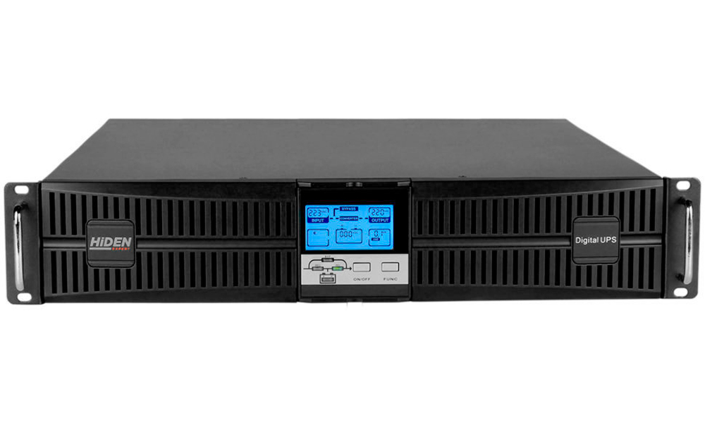 Изображение товара Источник бесперебойного питания Hiden EXPERT (UDC92010H-RT) внешние акб, ±96/108/120В (16/18/20 АКБ), ЗУ, 5А, 10 kVA/10 kW (PF=1)
