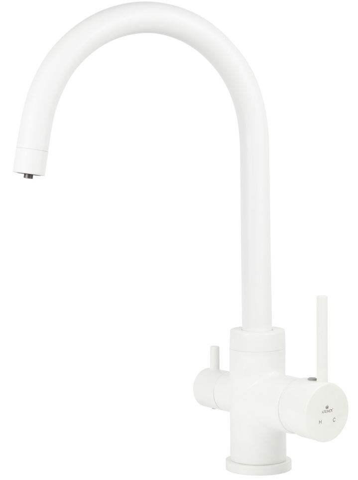 Изображение товара Кухонный смеситель Kaiser Merkur Белый (26744-4)