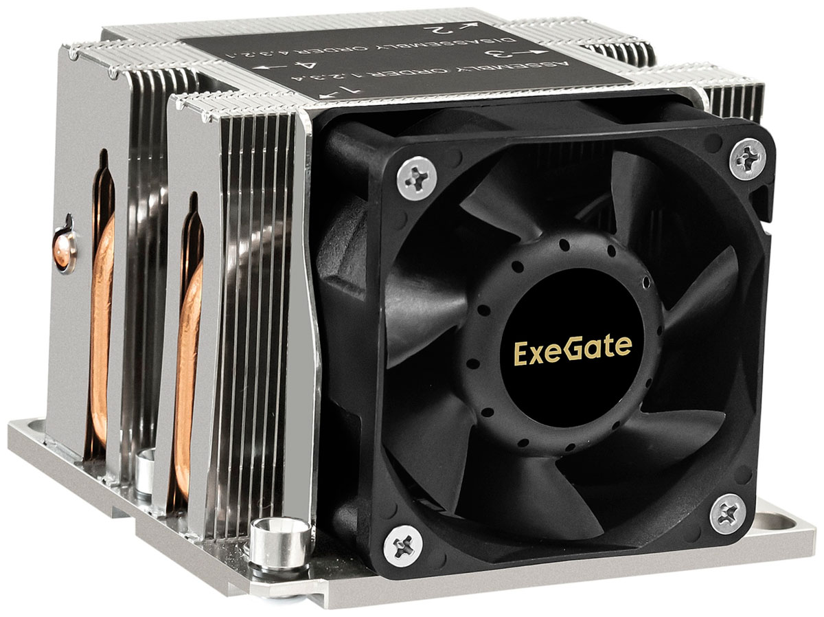Изображение товара Кулер для процессора ExeGate ESNK-P0068AP4.PWM.2U.3647.Cu (EX293439RUS)