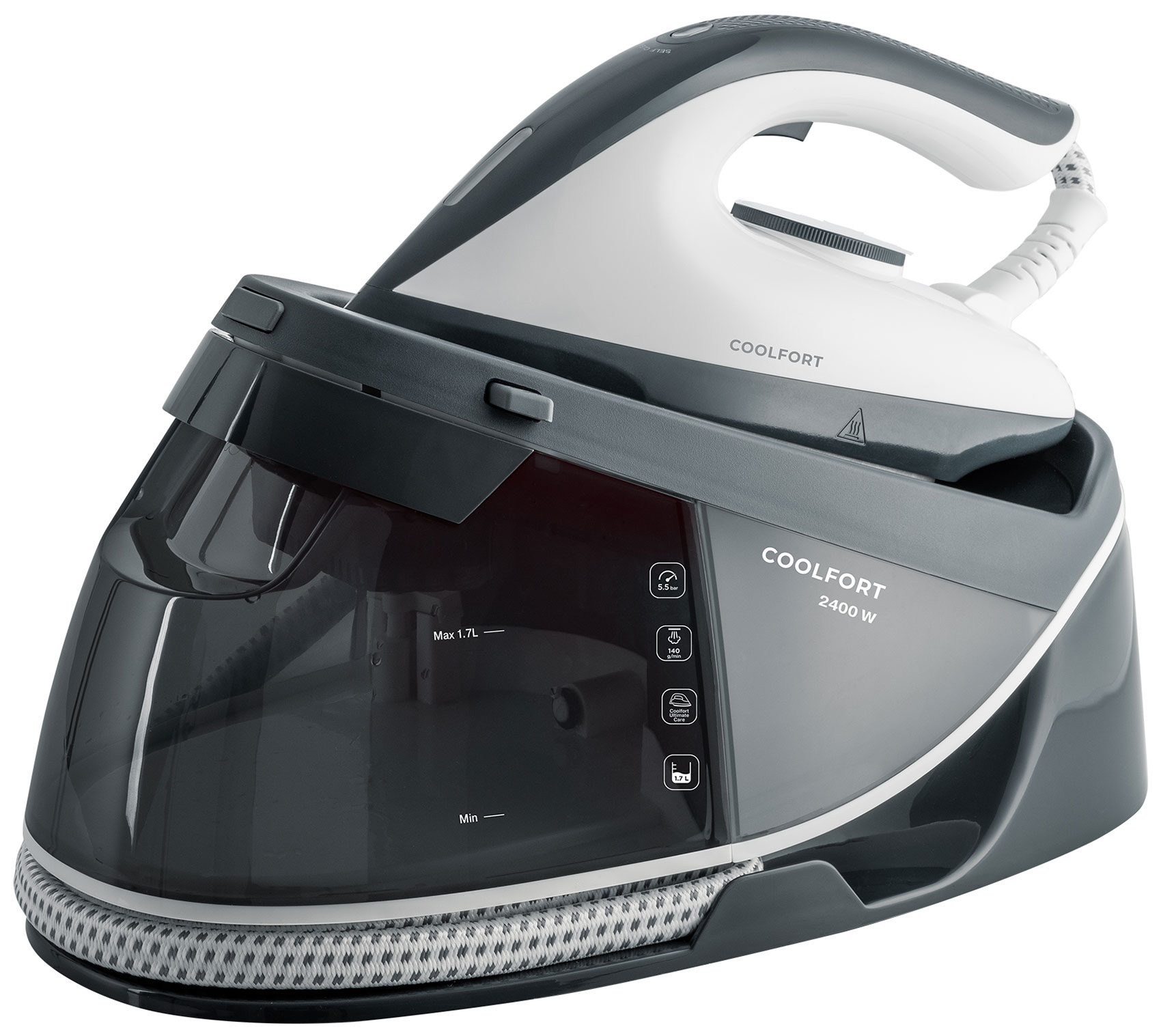 Парогенератор Coolfort CF-3420, белый/серый Парогенератор Coolfort CF-3420, белый/серый