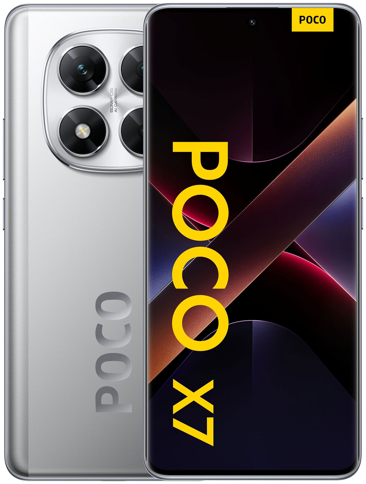 Изображение товара Смартфон Poco X7 5G 8/256 GB Silver - мощный и стильный