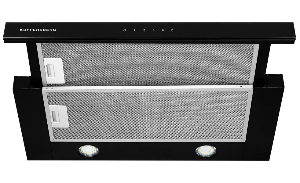 Изображение товара Встроенная вытяжка Kuppersberg SLIMTOUCH 60 B для кухни черная