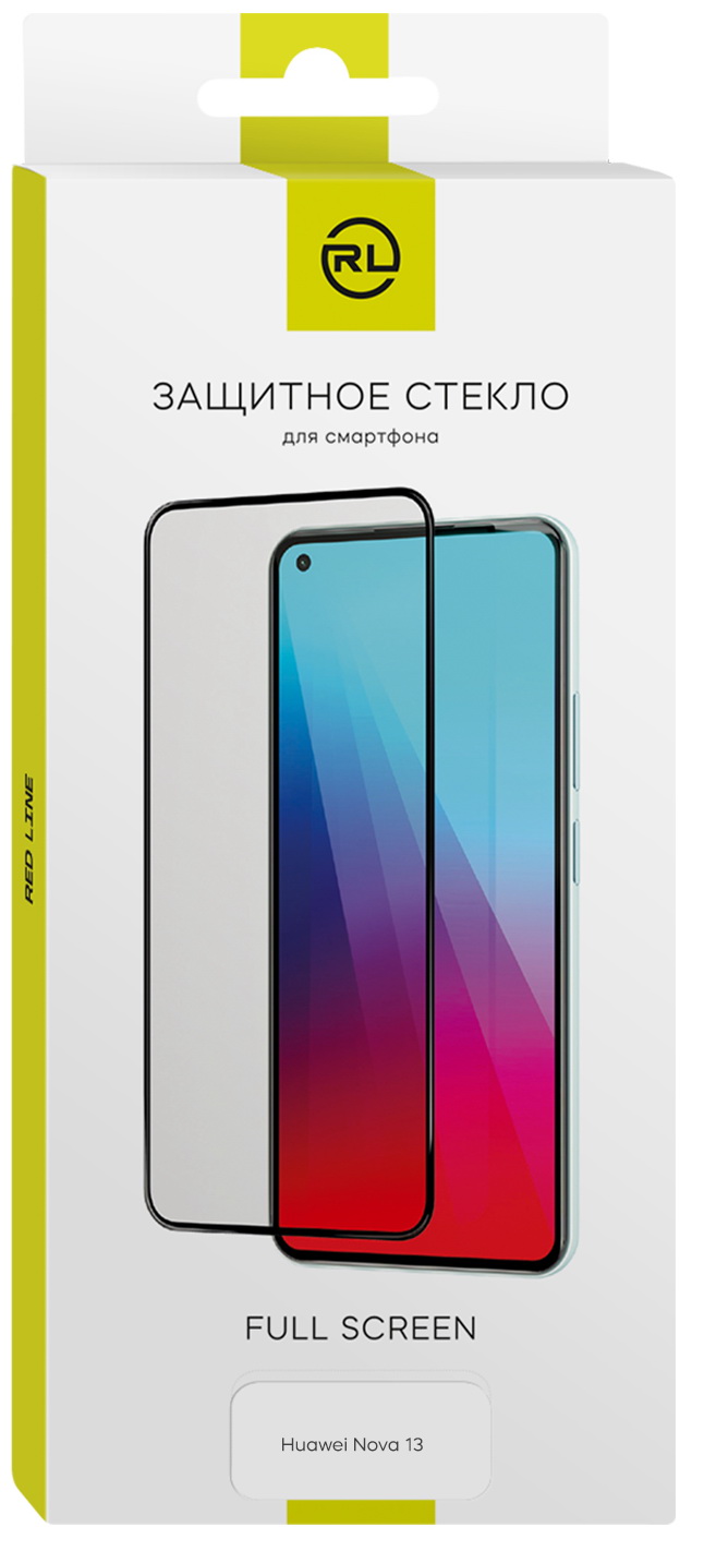 Изображение товара Защитное стекло Red Line для Huawei Nova 13, Full Screen tempered glass, FULL GLUE, черный (УТ000040878)