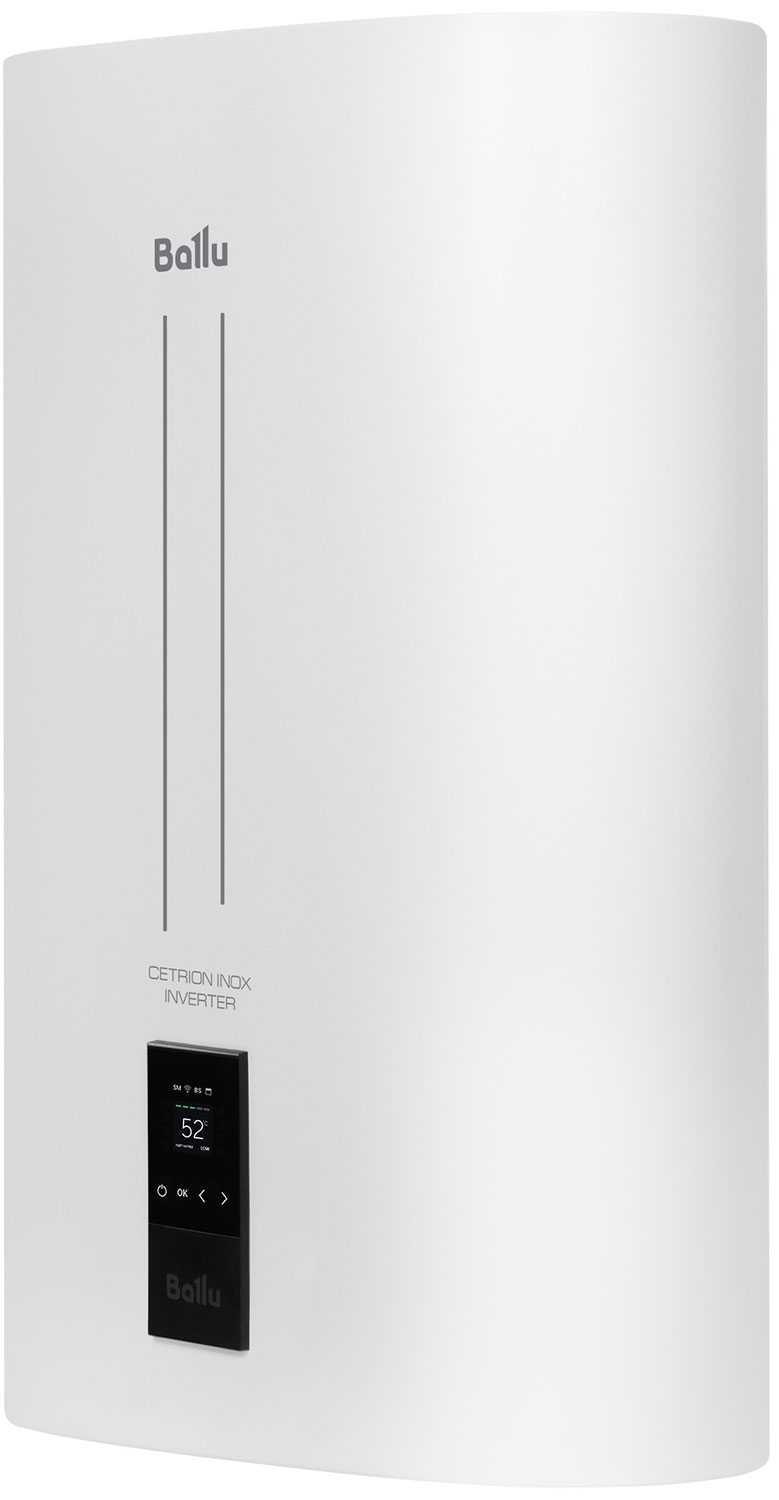 Изображение товара Водонагреватель накопительный Ballu BWH/S 30 Cetrion Inox Inverter 30 л Wi-Fi