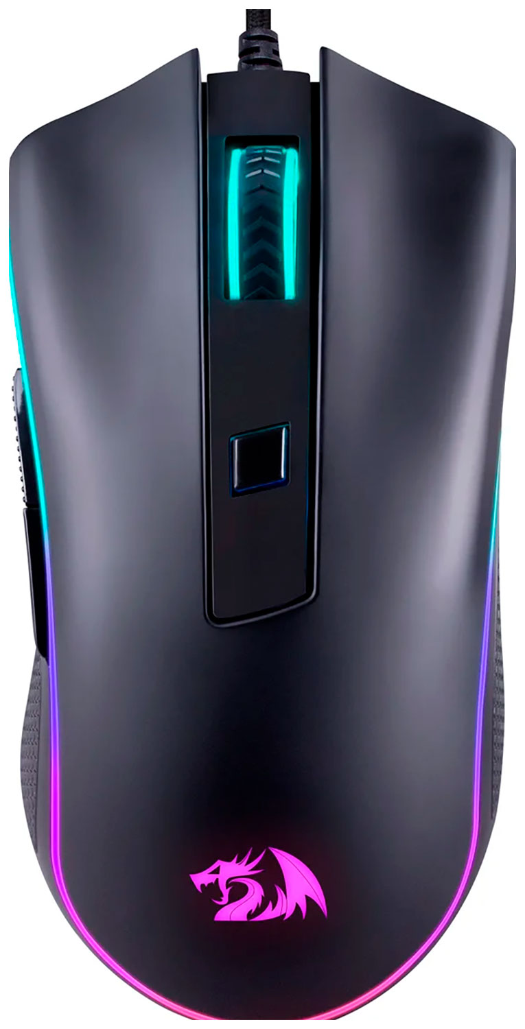 Проводная игровая мышь Redragon Cypher, черный, RGB, 6кнопок, 12800dpi Проводная игровая мышь Redragon Cypher, черный, RGB, 6кнопок, 12800dpi