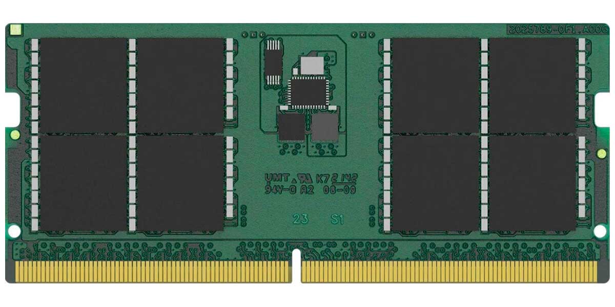 

Оперативная память Kingston DDR5 16GB 5600MHz SODIMM (KCP556SS8-16), Зеленый