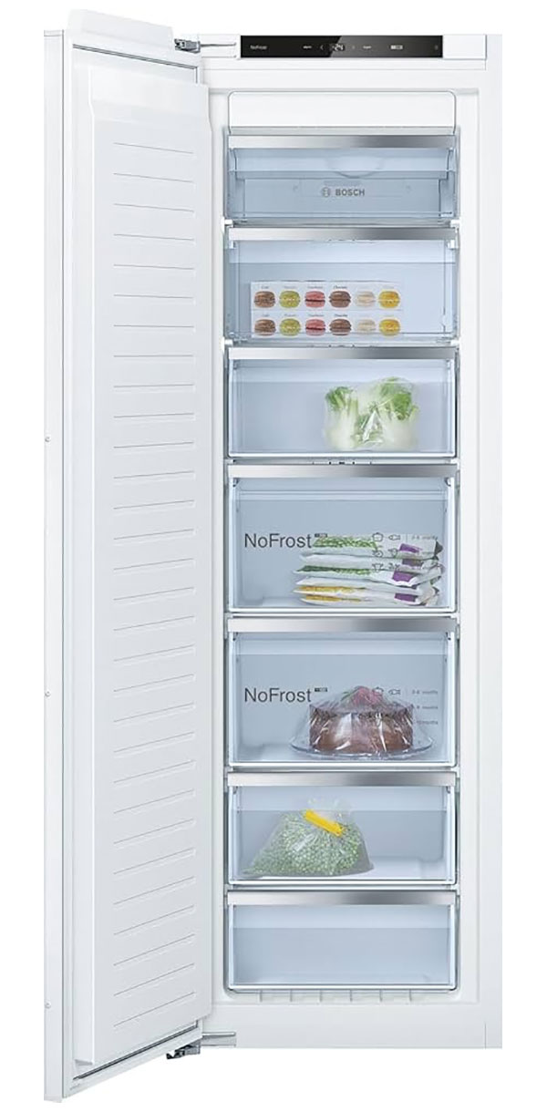 Изображение товара Встраиваемый морозильник Bosch GIN81VEE0 212 л No Frost электронное управление Германия