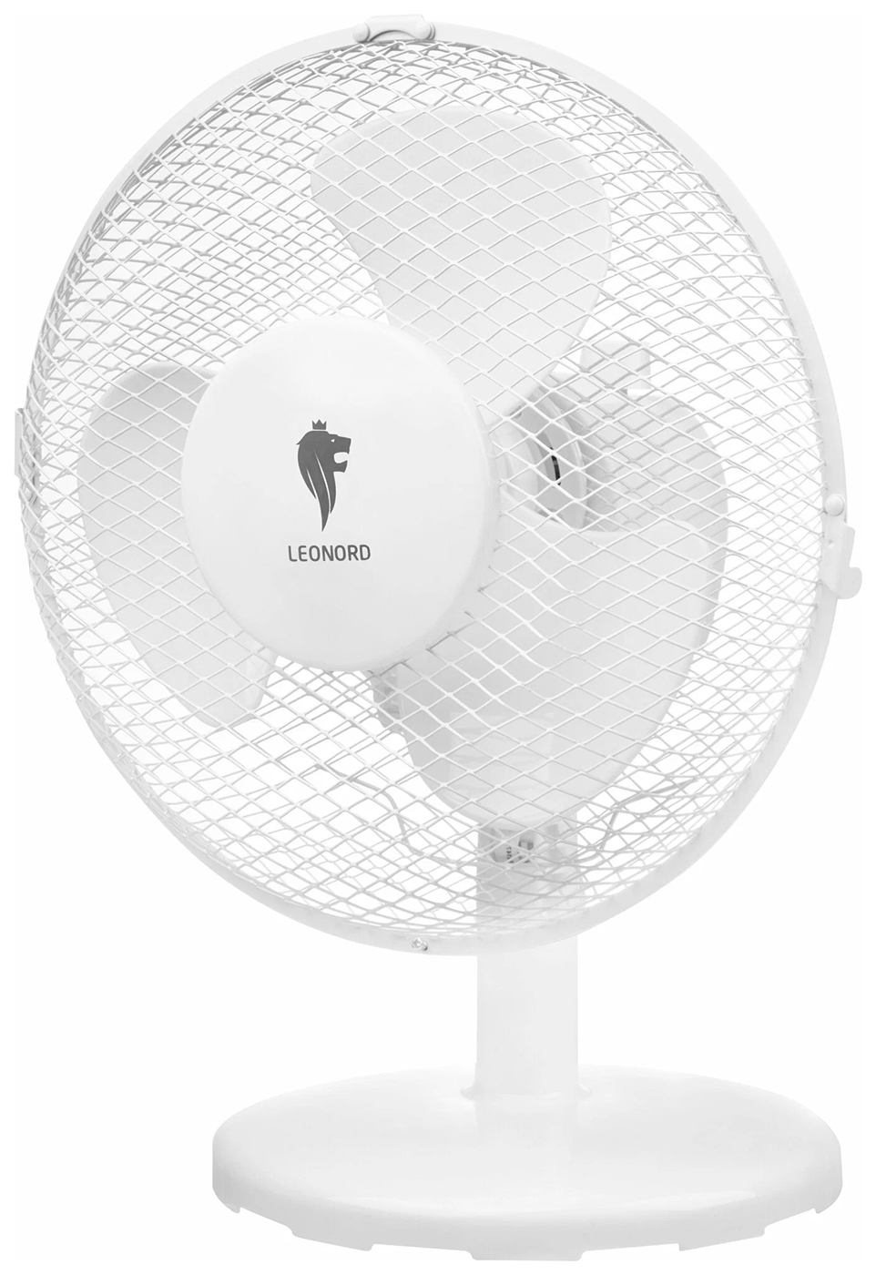 Изображение товара Вентилятор настольный Leonord LE-1605 30 Вт белый с поворотом