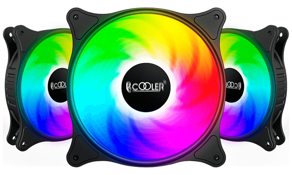 Изображение товара Вентиляторы для корпуса PCCooler FX 120 ARGB 3 IN 1 Black