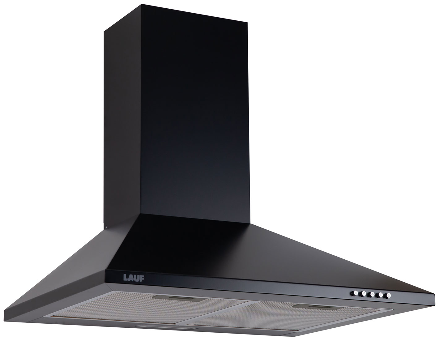 Изображение товара Вытяжка Lauf ATLAS 600 BLACK - купольная настенная вытяжка из нержавеющей стали