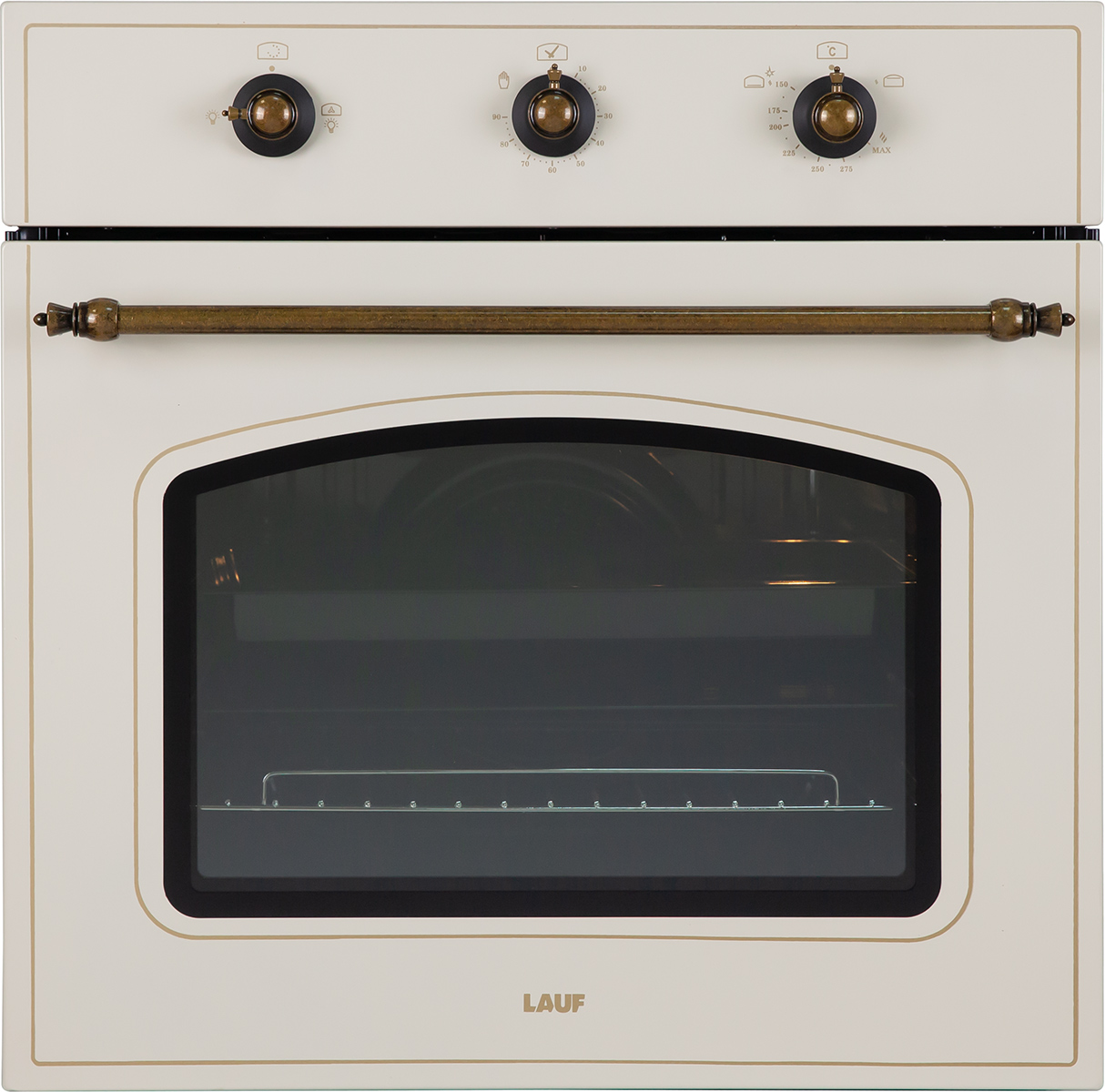 Изображение товара Газовый духовой шкаф Lauf DG-607IV с гидролизной очисткой и газовым грилем