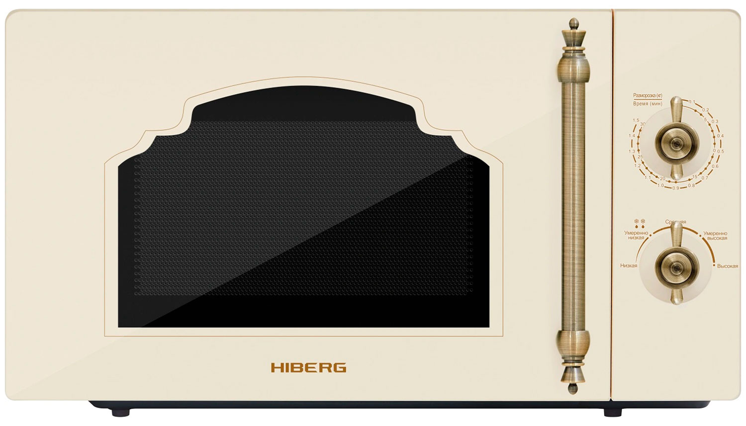 

Микроволновая печь - СВЧ Hiberg i-VM 4288 YR, Бежевый