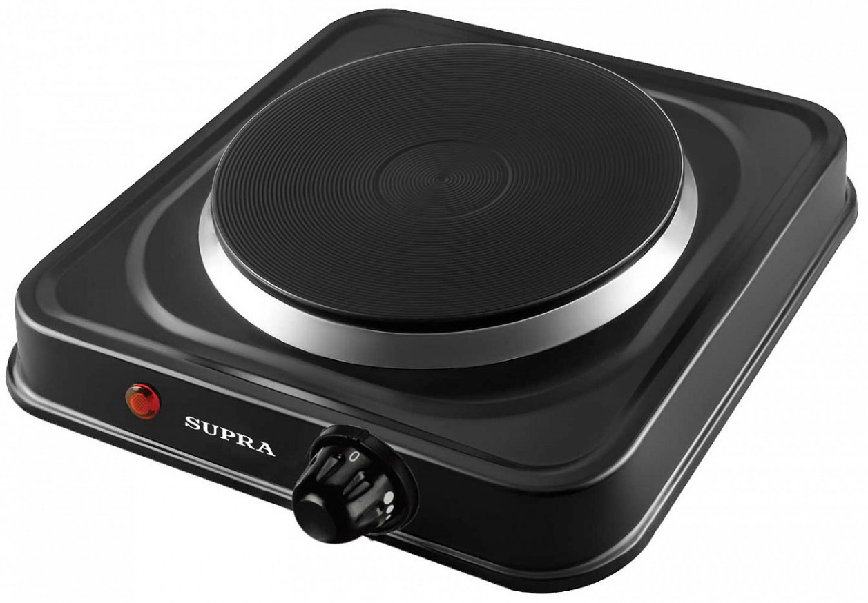 Изображение товара Настольная электрическая плита Supra HS-192 с одной конфоркой 15,5 см