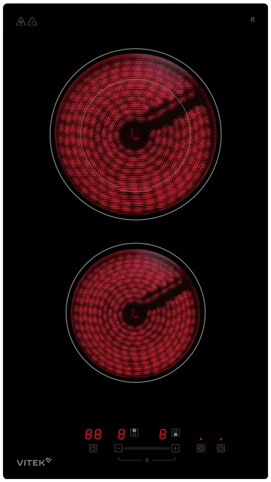 

Электрическая варочная панель Vitek VHE3220, черный