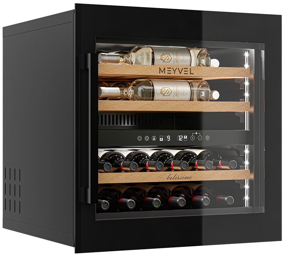 

Встраиваемый винный шкаф Meyvel MV26PRO-KBB2, Черный