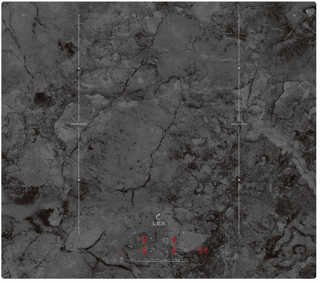 

Электрическая варочная панель LEX EVI 640 F I DS, Мрамор