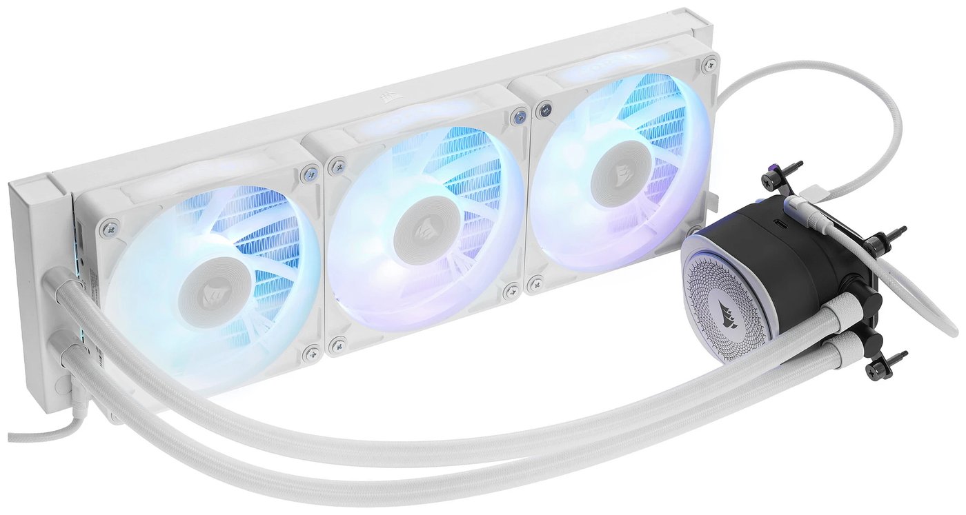 Изображение товара Охлаждающая система Corsair iCUE LINK TITAN 360 RX RGB с RGB-подсветкой