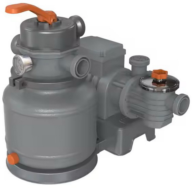 Изображение товара Песочный фильтр-насос NeverGreen 250W с таймером для бассейна