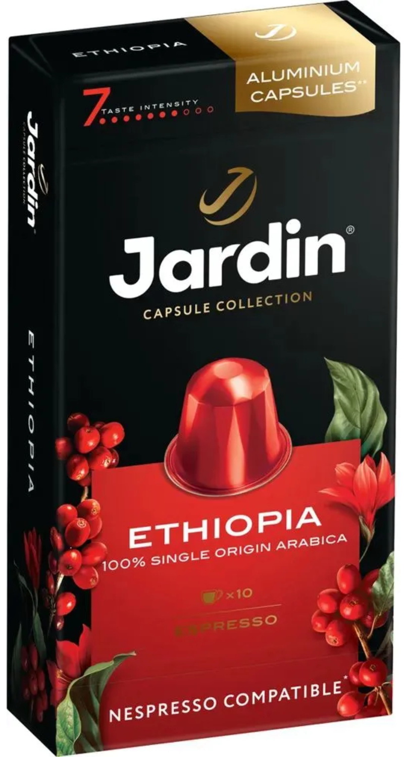 Изображение товара Кофе в капсулах Jardin Эфиопия 5 г х 10 шт. Изображение товара Кофе в капсулах Jardin Эфиопия 5 г х 10 шт.