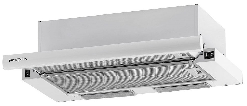Изображение товара Вытяжка Krona KAMILLA 600 SUPERNOVA W телескопическая белая