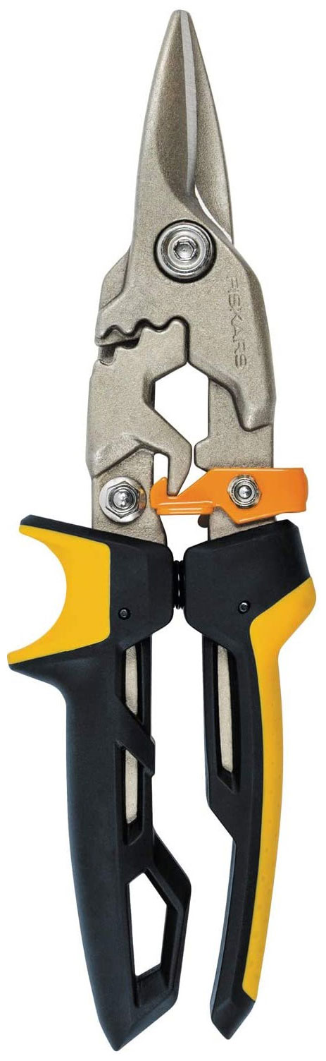 Ножницы FISKARS для металла прямые PowerGear 1027207 цена и фото