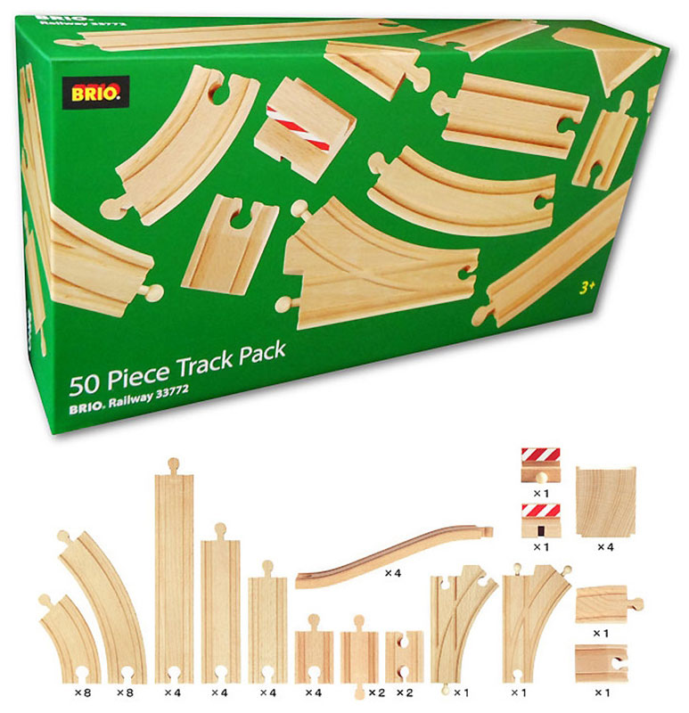Изображение товара Большой набор Brio деталей для построения ж/д, 50 дет., 33772