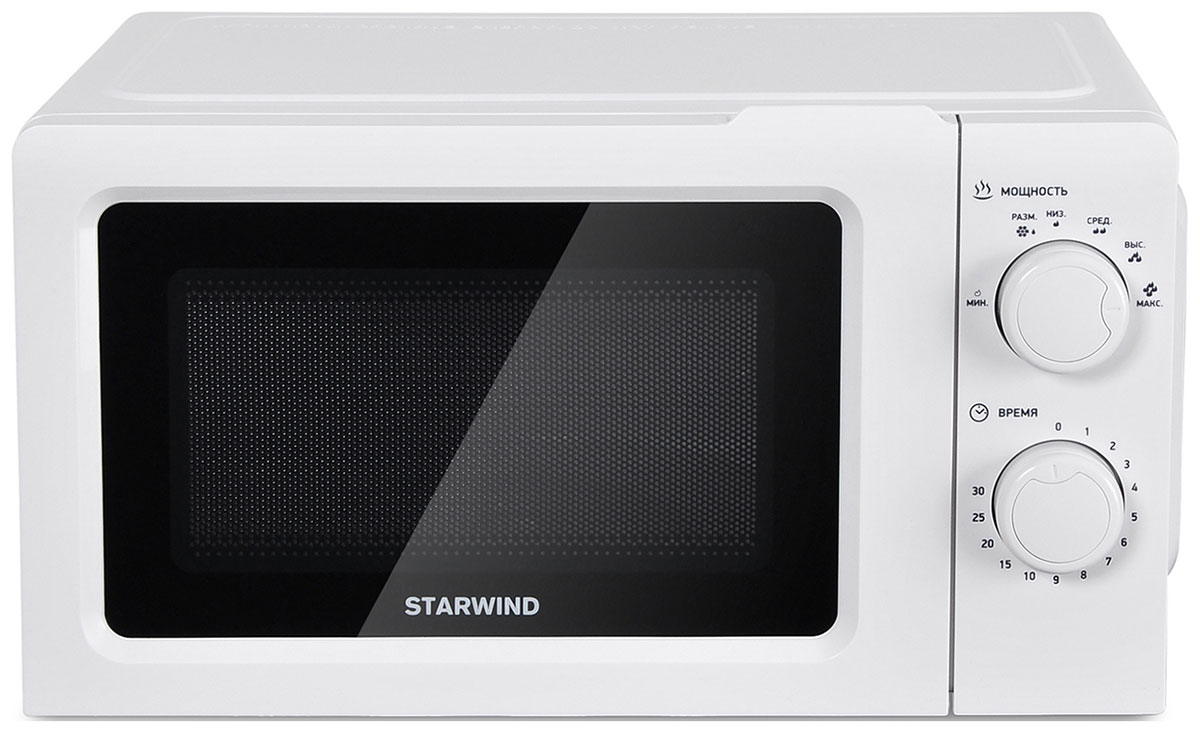Изображение товара Микроволновая печь Starwind SMW3020 20л 700Вт белая для дома кухни