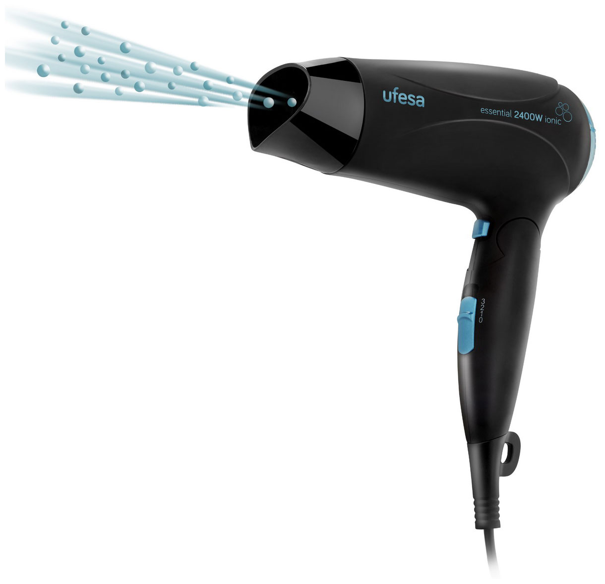 Фен Ufesa Ionic Hair dryer 2400W SC8310 (60304472) голубой/черный