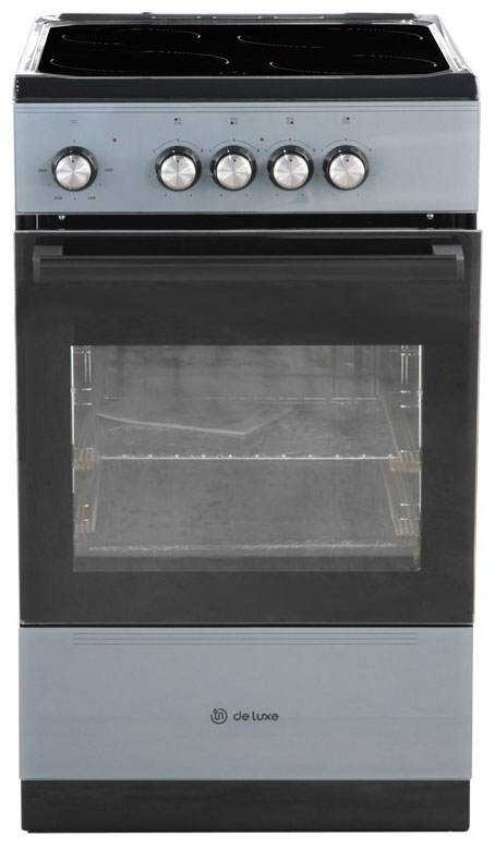 Изображение товара Электроплита De luxe 506004.14эс-002 надежная и современная с 4 конфорками и духовкой
