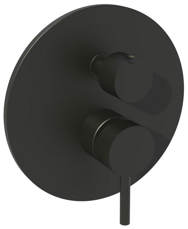 Изображение товара Смеситель для ванной комнаты Paffoni Light LIG019NO с внутренней частью черный