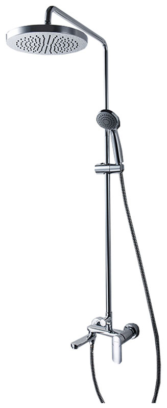 Изображение товара Душевая стойка Bravat Opal F6125183CP-A1-RUS хром (F6125183CP-A1-RUS)