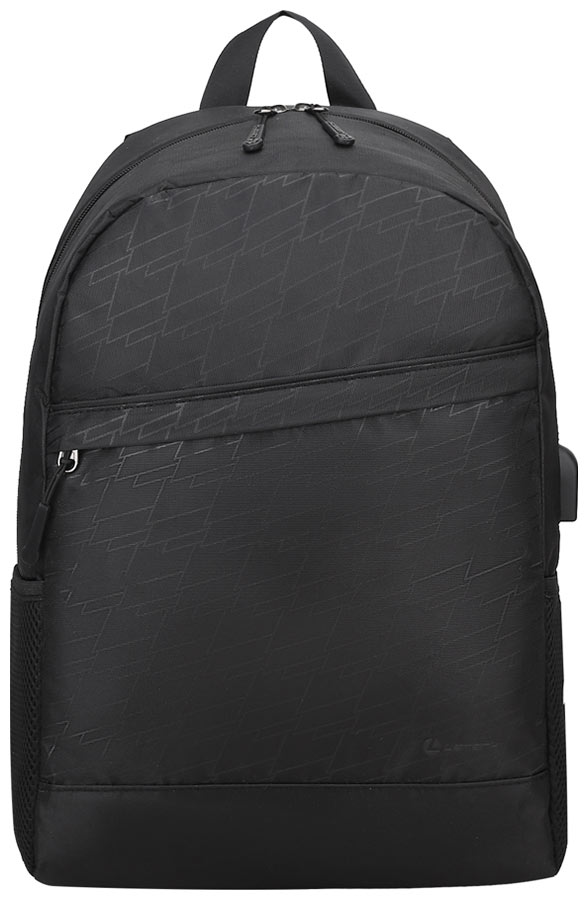 рюкзак для ноутбука 15 6 lamark b115 blue портфель подростковый вместительный синий полиэстер влагозащитный Рюкзак для ноутбука Lamark B115 Black 15.6''