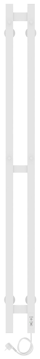 Изображение товара Электрический полотенцесушитель Laris Прайм ЧК 80х1200 ДУЭТ белый