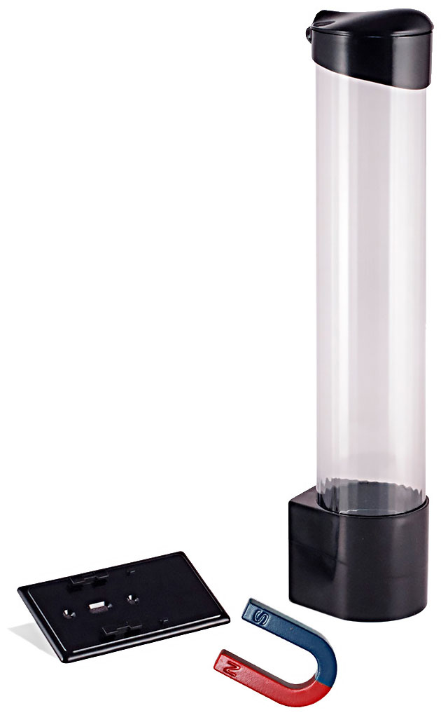 Изображение товара Магнитный стаканодержатель для кулера Aqua Work CH-1 черный 70 стаканчиков